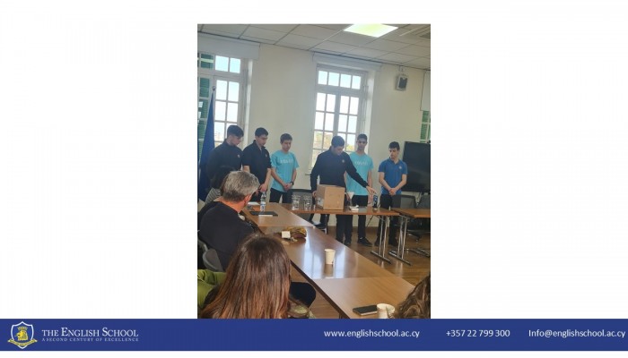 Aquafy Students Host A.G. Leventis Foundation President
